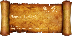 Magda Ildikó névjegykártya